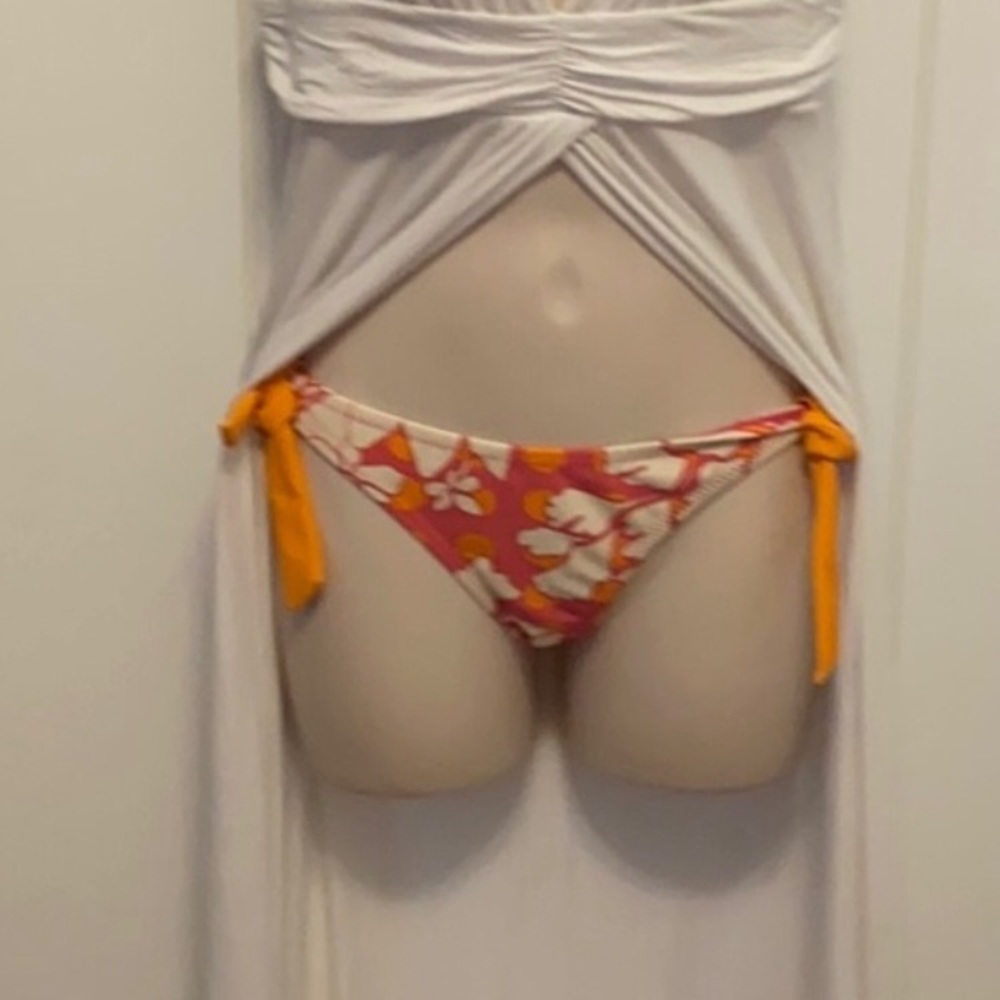 VS white full length split front swimsuit cover up